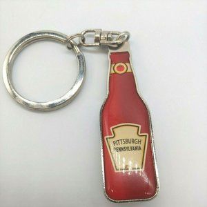 Pittsburgh Pennsylvania Ketchup Bottle Keychain Bottle Opener